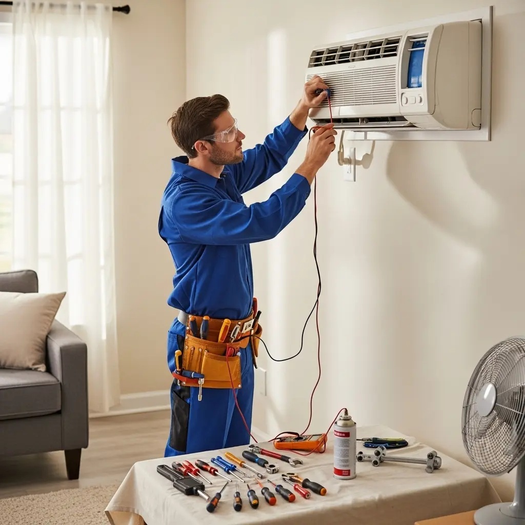 Etimesgut Simfer Simfer klima gaz dolumu ve bakım – Enerji verimliliği artırıldı. - Teknik servis örneği